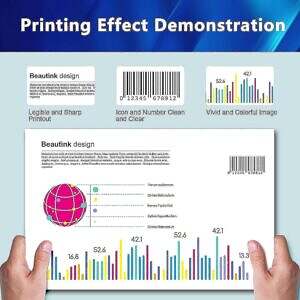 Compatible for HP 123 XL Ink Cartridge for HP DeskJet 1110 1111 1115 2130 2131 2620 2622 2623 2624 2628 2655 OfficeJet 5220 5255 Printers Value-Pack - Image 3