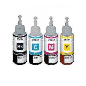 Epson Tank L605,L655 Compatible Value Pack Ink Cartridge T 6641/6642/6643/6644 - Image 1