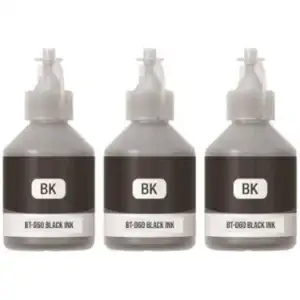 Brother MFC-T910DW, MFC-T920DW Compatible 3PACK Black Ink Bottle BT-D60BK