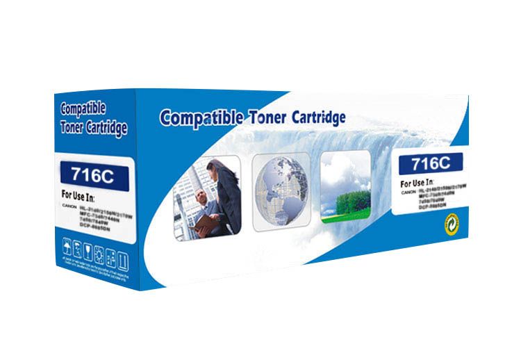 44274284-1-zoom.jpg Canon 716 / C716 Compatible Cyan Toner - Image 1
