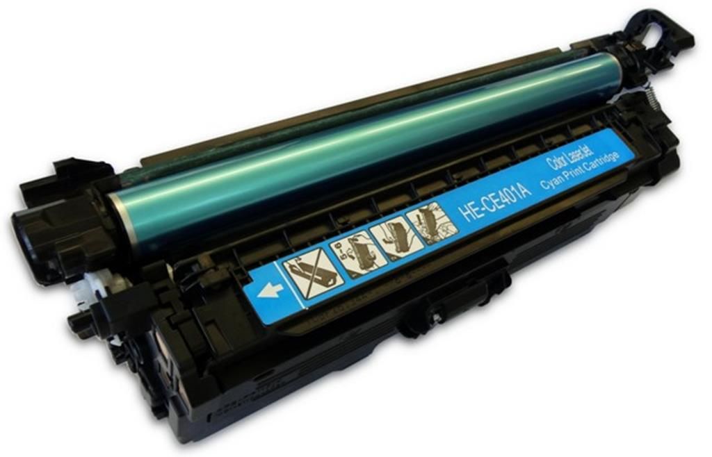 45333656-1-zoom.jpg HP 507A / CE401A Cyan Toner Cartridge - Compatible - Image 1