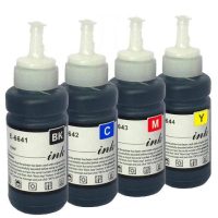 Ink- Compatible Epson T6641 / 2 / 3 / 4 Bottles (CMYK) - Multipack