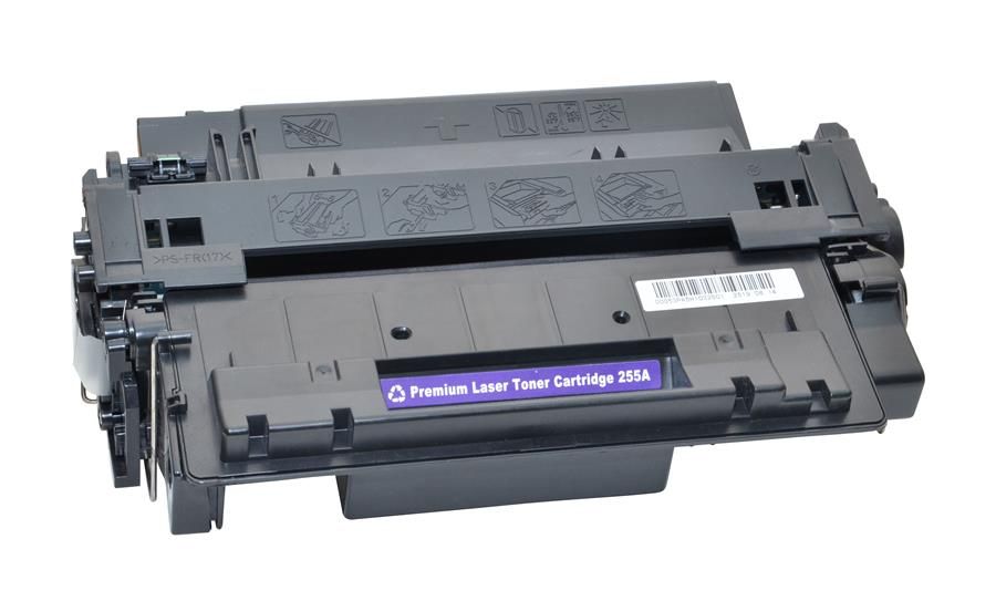47575741-1-zoom.jpg Generic HP CE255A 55A 255A 255 Black Compatible Toner Cartridge - Image 1